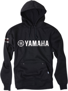 Factory Effex - Yamaha Team Pullover Hoodie - Black - Large - Yamaha Team Pullover Hoodie - 16-88234