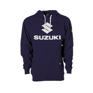 Factory Effex - Suzuki Vertical Pullover Hoodie - Navy - 2XL - Suzuki Vertical Pullover Hoodie - 26-88408