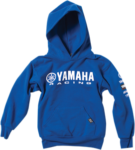 Factory Effex - Youth Yamaha Racing Hoodie - Blue - Large - Youth Yamaha Racing Pullover Hoodie - 19-83234
