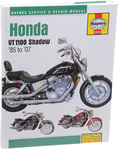 Haynes - Manual - Honda VT1100 - Motorcycle Repair Manual Motorcycle, Honda - M2313 Haynes - Manual - Honda VT1100 - Motorcycle Repair Manual Motorcycle, Honda - M2313