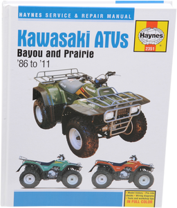 Haynes - Manual - Kawasaki ATV - ATV Service & Repair Manual  Kawasaki - M2351 Haynes - Manual - Kawasaki ATV - ATV Service & Repair Manual  Kawasaki - M2351