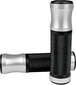 Driven Racing - Grips - D3 - Silver/Black - 7/8" D3 Grips - D3SL Driven Racing - Grips - D3 - Silver/Black - 7/8" D3 Grips - D3SL