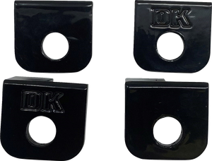 Dk Custom Products - Footpeg Adapter - Front/Back - Black - Footpeg Adapter - DK-M8-SFT-FPA Dk Custom Products - Footpeg Adapter - Front/Back - Black - Footpeg Adapter - DK-M8-SFT-FPA