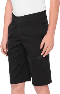100% - Youth Ridecamp Shorts - Black - US 24 - Youth Ridecamp Shorts - 40033-00001