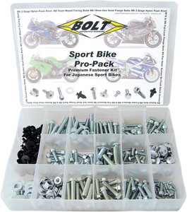 Bolt - Sportbike Pro Pack - 250-Piece - Sportbike Pro Pack - 2006-SBPP Bolt - Sportbike Pro Pack - 250-Piece - Sportbike Pro Pack - 2006-SBPP