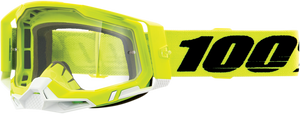 100% - Racecraft 2 Goggles - Fluo Yellow - Clear - Racecraft 2 Goggles  Clear Lens - 50009-00004 100% - Racecraft 2 Goggles - Fluo Yellow - Clear - Racecraft 2 Goggles  Clear Lens - 50009-00004