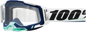 100% - Racecraft 2 Goggles - Arsham - Clear - Racecraft 2 Goggles - 50009-00011 100% - Racecraft 2 Goggles - Arsham - Clear - Racecraft 2 Goggles - 50009-00011
