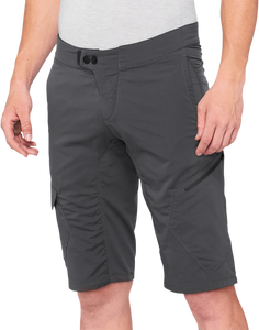100% - Ridecamp Shorts - Charcoal - US 30 - Ridecamp Shorts - 40029-00008