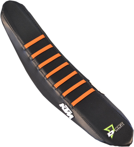 D'cor Visuals - Seat Cover - Black/Orange - SX '11-'16 - Seat Cover - 30-30-205