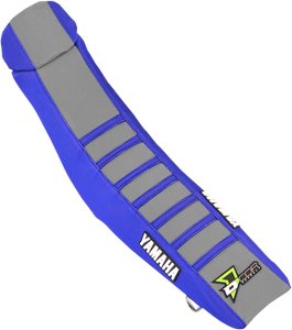 D'cor Visuals - Seat Cover - Blue/Gray - YZ250F/450F '14-'18 - Seat Cover - 30-50-455