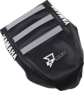 D'cor Visuals - Seat Cover - Black/Gray - YZ '02-'21 - Seat Cover - 30-50-134