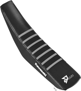 D'cor Visuals - Seat Cover - Black/Gray - KLX110 '03-'22 - Seat Cover - 30-20-082