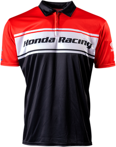 Factory Effex - Honda Team Pit Shirt - Red/Black - Large - Honda Team Pit Shirt - 23-85304