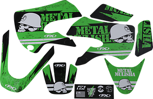 Factory Effex - Metal Mulisha Graphic Kit - Kawasaki - Metal Mulisha Graphics Kit  2020 - 23-11110