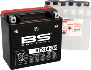 Bs Battery - Battery - BTX14-BS (YTX) - Maintenance-Free Battery - 300604
