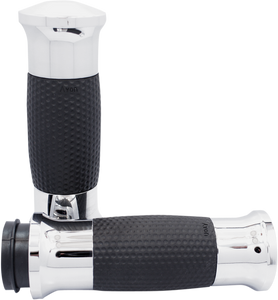 Avon Grips - Grips - Gel - TBW - Chrome - Air GEL Grips - GEL-70-CH-FLY