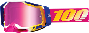 100% - Racecraft 2 Goggles - Mission - Pink Mirror - Racecraft 2 Goggles - 50010-00012 100% - Racecraft 2 Goggles - Mission - Pink Mirror - Racecraft 2 Goggles - 50010-00012