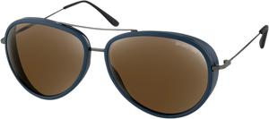Bobster - Ice Sunglasses - Matte Navy Gunmetal - Brown HD Silver Mirror - Ice Sunglasses - BICE101HD Bobster - Ice Sunglasses - Matte Navy Gunmetal - Brown HD Silver Mirror - Ice Sunglasses - BICE101HD