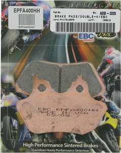 Ebc - Brake Pads - Harley-Davidson - EPFA400HH - Sintered Metal Harley/Buell Brake Pads - EPFA400HH
