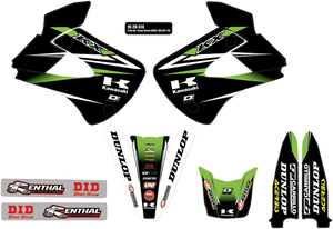 D'cor Visuals - Graphics and Trim Kit - Team Green - Kawasaki - Team Green Graphics and Trim Kit - 10-20-514