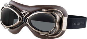 Bobster - Flight Goggles - Matte Antique Brown - Smoke - Flight Goggles - BFLG002 Bobster - Flight Goggles - Matte Antique Brown - Smoke - Flight Goggles - BFLG002