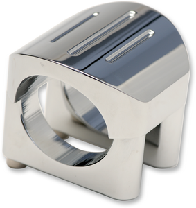 Dakota Digital - Chrome Clamp Mount - For 1.25" T-Bar/Riser Handlebar - Speedometer Mount - BKT-5004 Dakota Digital - Chrome Clamp Mount - For 1.25" T-Bar/Riser Handlebar - Speedometer Mount - BKT-5004