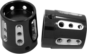 Avon Grips - Front Axle Nut Cover - Black - Gatlin - 1" - Front Axle Nut Cover - AXL-GAT-ANO