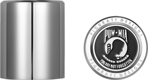 Figurati Designs - Docking Hardware Covers - POW MIA - Short - Stainless Steel - Docking Covers - FD50-DC-2530-SS Figurati Designs - Docking Hardware Covers - POW MIA - Short - Stainless Steel - Docking Covers - FD50-DC-2530-SS