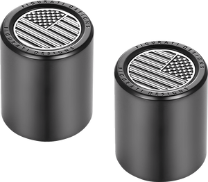 Figurati Designs - Docking Hardware Covers - American Flag - Short - Contrast Cut - Black - Docking Covers - FD26-DC-2530-BK Figurati Designs - Docking Hardware Covers - American Flag - Short - Contrast Cut - Black - Docking Covers - FD26-DC-2530-BK