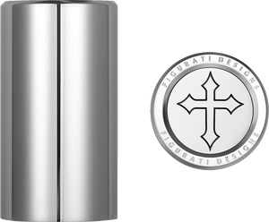 Figurati Designs - Docking Hardware Covers - Cross - Long Stainless Steel - Docking Covers - FD41-DC-2545-SS Figurati Designs - Docking Hardware Covers - Cross - Long Stainless Steel - Docking Covers - FD41-DC-2545-SS