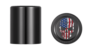 Figurati Designs - Docking Hardware Covers - Red/White/Blue American Flag Skull - Black - Docking Covers - FD25-DC-2730-BK Figurati Designs - Docking Hardware Covers - Red/White/Blue American Flag Skull - Black - Docking Covers - FD25-DC-2730-BK