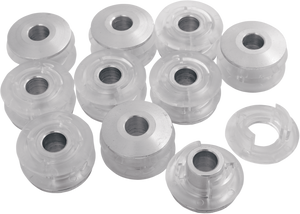 Alloy Art - Tank Mounting Bushings and Inserts - Poly/Aluminum - 10 Pack - Premium Fuel Tank Mounting Bushings - GT-T3