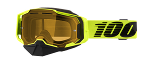 100% - Armega Snow Goggles - Nuclear Citrus - Yellow - Armega Snow Goggles  Yellow Lens - 50007-00003