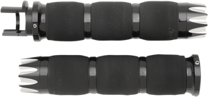 Avon Grips - Grips - Excalibur - Air Cushioned - Indian - Black - Excalibur Air Cushioned Grips - MT-IN-AIR-90A-E