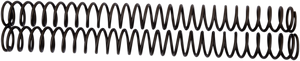 Factory Connection - Front Fork Springs - 0.92 kg/mm - Replacement Front Fork Springs  51.50 lb/in - LRV-092