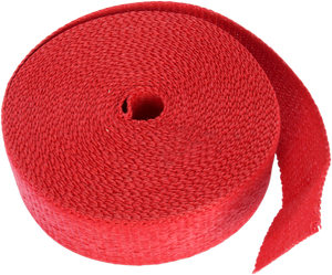 Cycle Performance Prod. - Exhaust Wrap - Red - 2x50 - Fiberglass Exhaust Wrap - CPP/9068-50 Cycle Performance Prod. - Exhaust Wrap - Red - 2x50 - Fiberglass Exhaust Wrap - CPP/9068-50