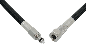 Goodridge - Universal Fuel Crossover Line - Black - 14" Universal Fuel Crossover Lines with Quick Disconnect - HDFL002 Goodridge - Universal Fuel Crossover Line - Black - 14" Universal Fuel Crossover Lines with Quick Disconnect - HDFL002