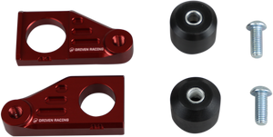 Driven Racing - Axle Block Sliders - Honda - Red - Axle Block Sliders - DRAX-120-RD Driven Racing - Axle Block Sliders - Honda - Red - Axle Block Sliders - DRAX-120-RD