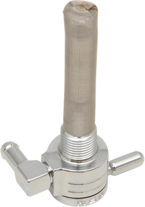 Golan Products - Backward Petcock - Chrome - 3/8" NPT - "Click-Slick" Fuel Petcock  3/8" NPT - 75-516B-CS Golan Products - Backward Petcock - Chrome - 3/8" NPT - "Click-Slick" Fuel Petcock  3/8" NPT - 75-516B-CS