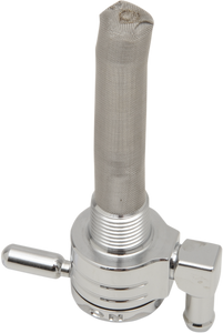 Golan Products - Downward Petcock - Chrome - 3/8" NPT - "Click-Slick" Fuel Petcock  3/8" NPT - 75-516D-CS Golan Products - Downward Petcock - Chrome - 3/8" NPT - "Click-Slick" Fuel Petcock  3/8" NPT - 75-516D-CS