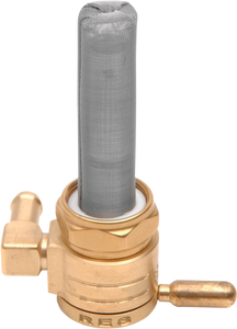 Golan Products - Backward Petcock - Raw Brass - 22mm - "Click-Slick" Fuel Petcock  22 mm - 76-312B-BS Golan Products - Backward Petcock - Raw Brass - 22mm - "Click-Slick" Fuel Petcock  22 mm - 76-312B-BS