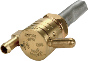 Golan Products - Downward Petcock - Raw Brass - 22mm - "Click-Slick" Fuel Petcock  22 mm - 76-312D-BS Golan Products - Downward Petcock - Raw Brass - 22mm - "Click-Slick" Fuel Petcock  22 mm - 76-312D-BS