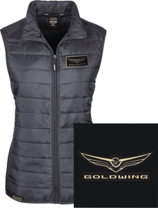 Factory Effex - Women's Goldwing Puff Vest - Black - XL - Women's Goldwing Puff Vest - 25-85816