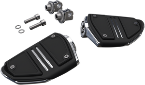 Ciro - Twin Rail Footpeg - With Mount - Chrome - Twin Rail Footrests - 61405 Ciro - Twin Rail Footpeg - With Mount - Chrome - Twin Rail Footrests - 61405