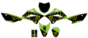 D'cor Visuals - Graphic Kit - Monster - Slash - Complete Graphics Kit  Monster Energy - 20-20-130
