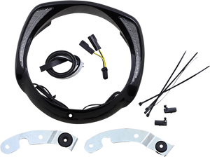 Ciro - Headlight Bezel - Black - Fang Headlight Bezels - 45201