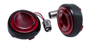 Ciro - Signal Insert - Rear - Black - Red - LED Lighted Fang Rear Signal Light Inserts - 45720