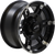 Ams - Wheel - Roll'n 104 - Front/Rear - Machined Black - 14x7 - 4/156 - 4+3 - Rolln 104 Wheel - 4734-031AB
