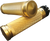 Accutronix - Grips - Knurled - Brass - Brass Knurled Custom Grips - GR100-K5