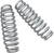 High Lifter - Rear Shock Springs - Silver - Shock Springs - 79-13840